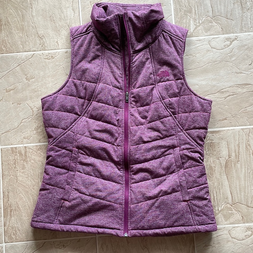 The North Face Women’s Puffer Vest, Purple.